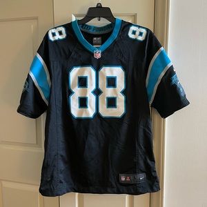 Mens large Carolina Panthers Greg Olsen jersey